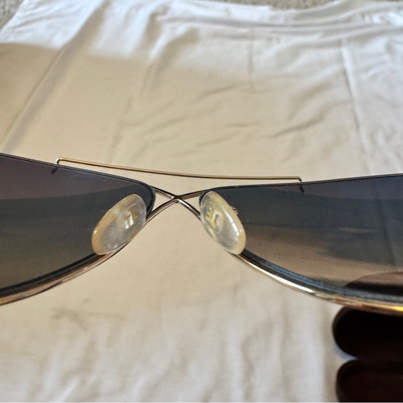 Tom Ford Eva Gold Frame Sunglasses ~ TF374 28X 61/10 Aviator - Picture 8 of 16